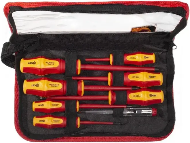 КВТ Профи НИО-08 набор отверток диэлектрических (8 предметов)