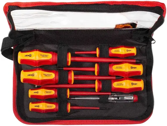 КВТ Профи НИО-08-S набор отверток диэлектрических (8 предметов)