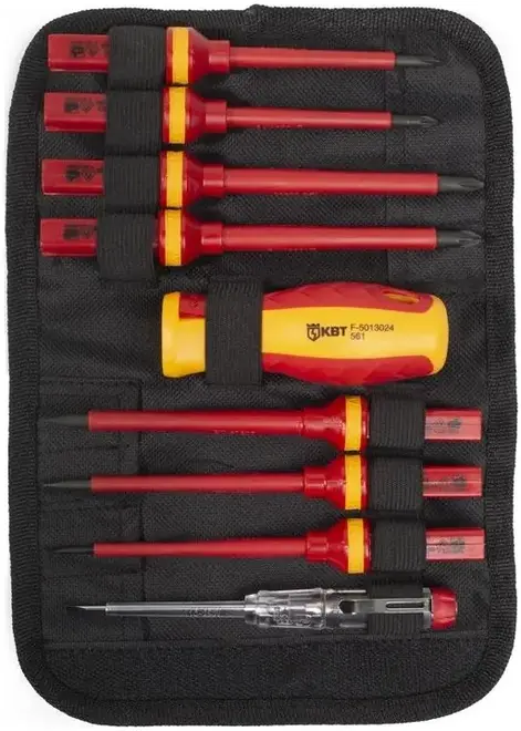 КВТ Профи НИО-4408 набор отверток с битами (9 предметов)