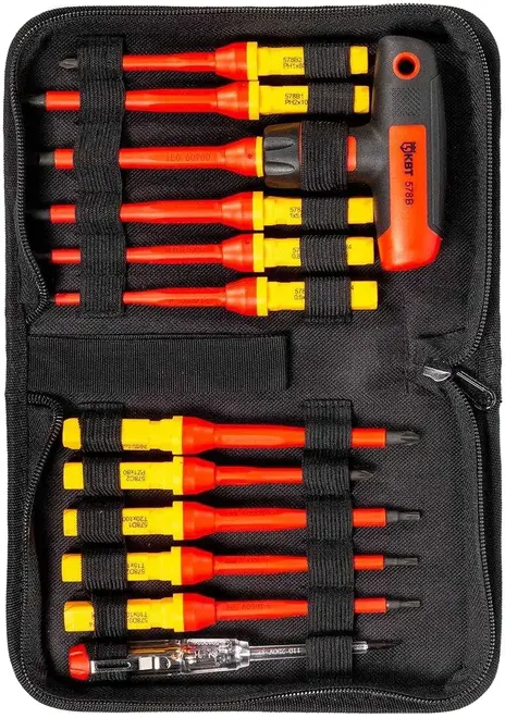 КВТ Профи НИО-4412-Т набор диэлектрических отверток с битами (13 предметов)