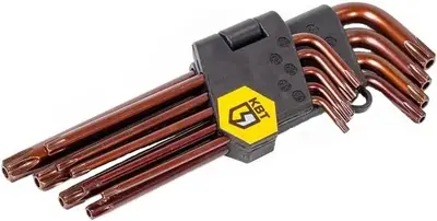 КВТ Professional КТ-9s набор ключей шестигранных (10-50 мм)