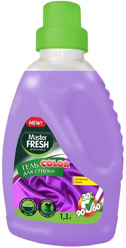 Master Fresh Color гель для стирки (1.3 л) гель 6 бутылок