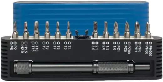 КВТ Мастер НБ-25 Мини набор отверток с битами (1 отвертка-рукоятка + 24 бита)
