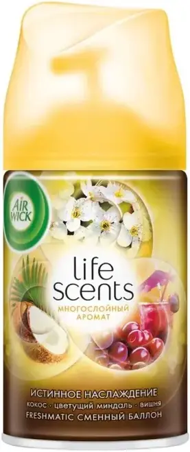 Air Wick Freshmatic Life Scents Истинное Наслаждение сменный баллон к автоматическому освежителю воздуха (250 мл)