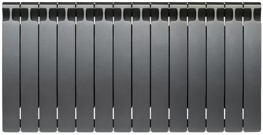 Рифар Monolit радиатор монолитный биметаллический 500 14 секций (1120*577*100 мм) антрацит