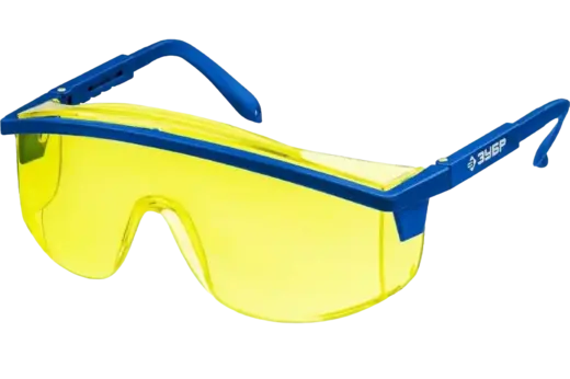 Зубр Профессионал Протон очки защитные (открытый тип) желтые