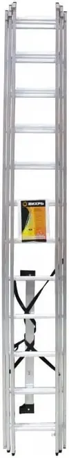 Вихрь ЛА лестница алюминиевая трхсекционная (7.87 м /3 * 12 ст)
