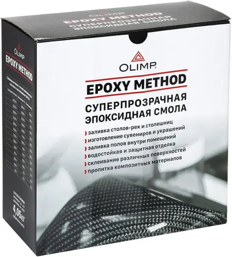 Олимп Epoxy Method суперпрочная двухкомпонентная эпоксидная смола (4.05 кг)