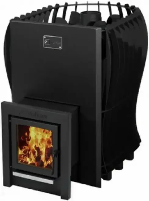 Вулкан Этна 26 Премиум печь банная тоннель стекло