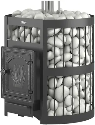 Этна 18 печь банная без стекла 620 мм 560 мм 737 мм 18 м3 без выноса топки