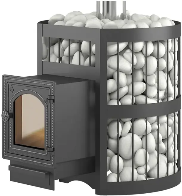 Этна 18 печь банная со стеклом 620 мм 560 мм 737 мм 18 м3