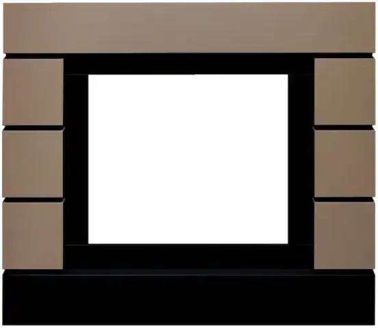 Royal Flame Lindos портал современный бежевый серый под очаг Royal Flame Vision 23 EF LED FX/Vision 23 EF LED FX 3D