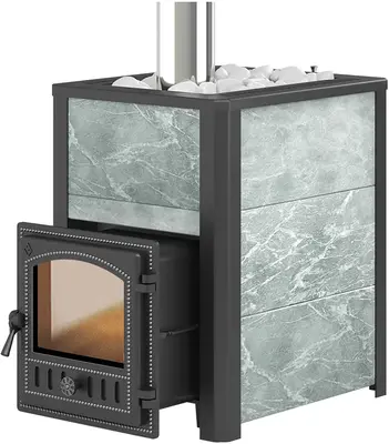 Эверест 24 Легкий Пар печь банная 740 мм 535 мм 900 мм 24 м3 талькохлорит