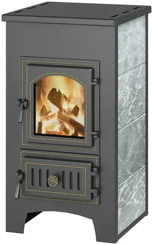 печь-камин везувий пк-01 (205) с плитой беж. 12 квт (200 м3) 150 мм