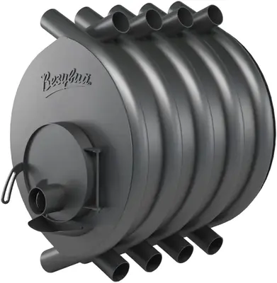 Везувий АОГТ печь отопительная без стекла 874 мм 639 мм 924 мм