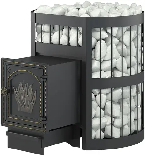 Везувий Легенда Стандарт 16 печь банная без стекла 760 мм