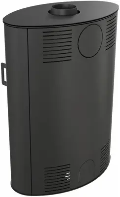 Kratki Koza AB S 2 печь-камин стальная панорама (10000 Вт облицовка сталь)