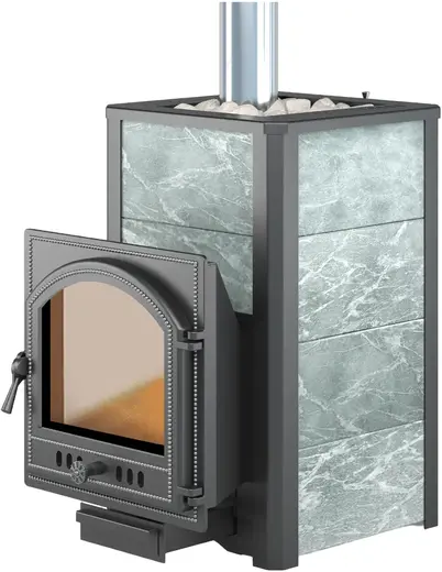 Везувий Легенда 28 печь банная со стеклом (модель дверки 205)
