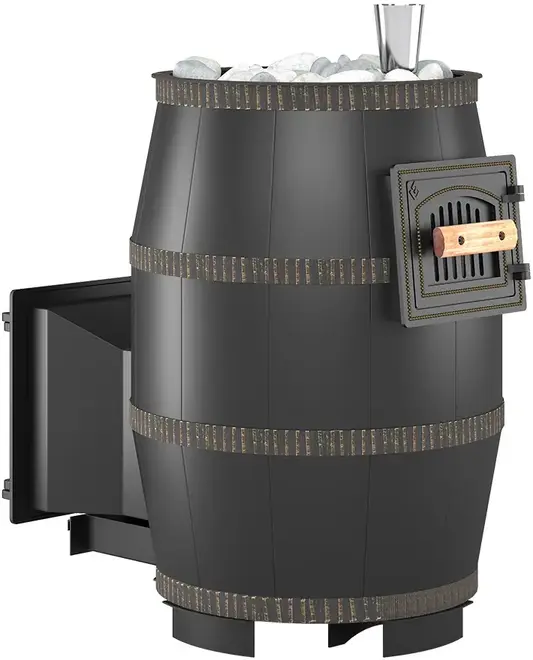 Везувий Легенда Русский Пар 24 печь банная со стеклом (модель дверки 240)