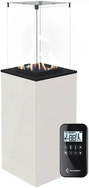 Kratki Patio газовая топка уличная (8200 Вт) белый