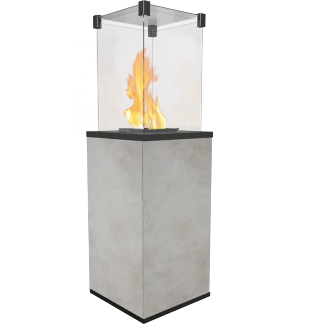 Kratki Patio Mini M газовая топка уличная (8200 Вт) серый (oxide grigio)