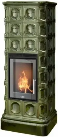 ABX Kaledonie Exclusive XL печь-камин (7000 Вт) зеленая