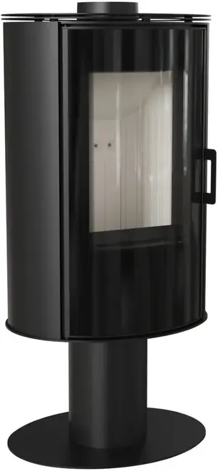 Kratki Koza AB S N DR Glass печь-камин стальная панорама (8000 Вт)