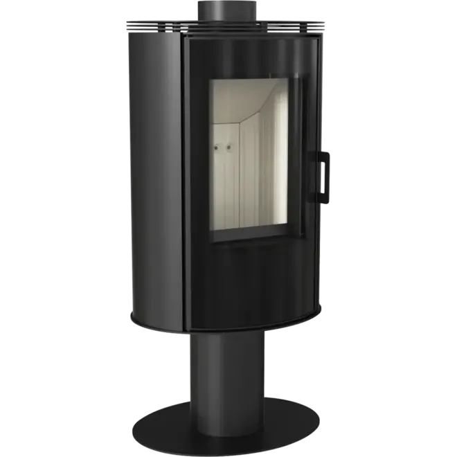 Kratki Koza AB S N O DR Glass печь-камин стальная панорама (8000 Вт)