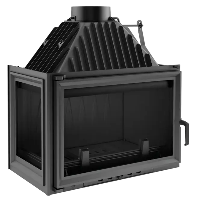 Kratki Oliwia топка г-образное декоративное стекло слева (18000 Вт 435 мм)