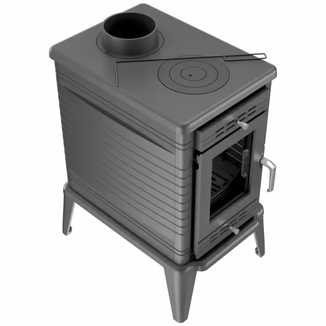 Kratki Koza K10 печь-камин чугунная турбина (10000 Вт)