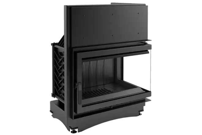 Kratki Oliwia топка г-образное декоративное стекло справа (18000 Вт 435 мм)