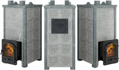 печь для бани эверест "легкий пар профи" ковка (по-серому)