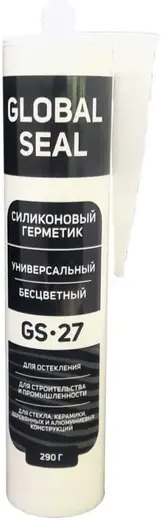 Global Seal GS 27 герметик cиликоновый универсальный (290 г) бесцветный