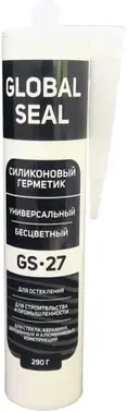 Global Seal GS 27 герметик cиликоновый универсальный (290 г) бесцветный