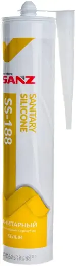 Sanz SS-188 герметик силиконовый санитарный (280 мл) белый