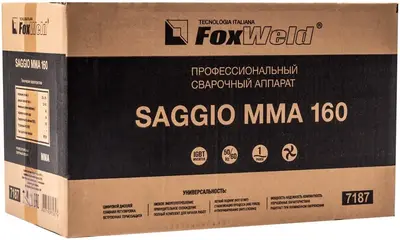 Foxweld Saggio MMA 160 сварочный аппарат (5800 Вт)