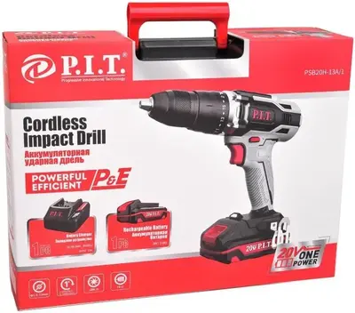 P.I.T. PSB20H-13A/1 дрель ударная аккумуляторная PSB20H-13A/1