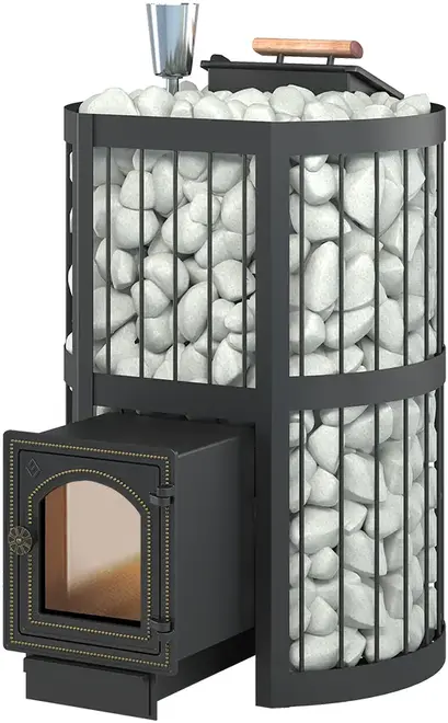 Везувий Ураган Стандарт 22 печь банная со стеклом