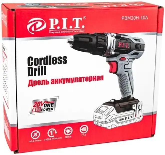 P.I.T. PBM20H-10A Solo дрель аккумуляторная