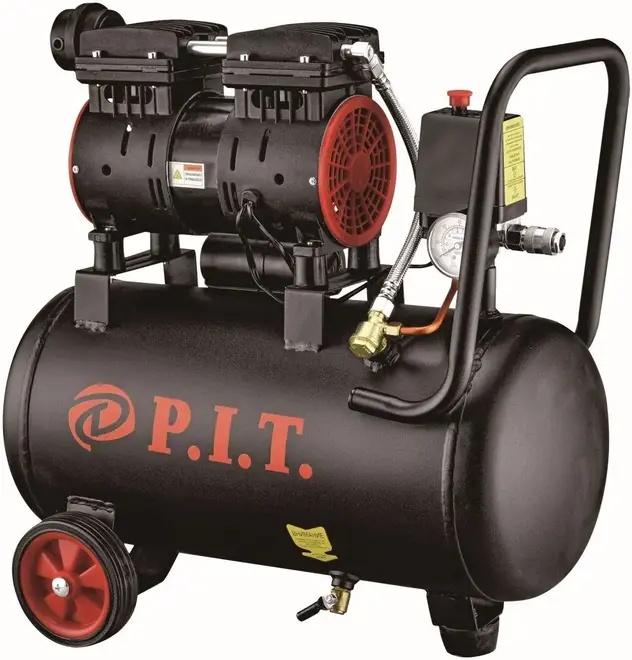 P.I.T. PAC24-C1 компрессор поршневой безмасляный (600 Вт)