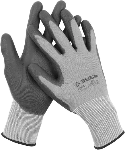 Зубр Профессионал Точная Работа перчатки с полиуретановым покрытием (L)