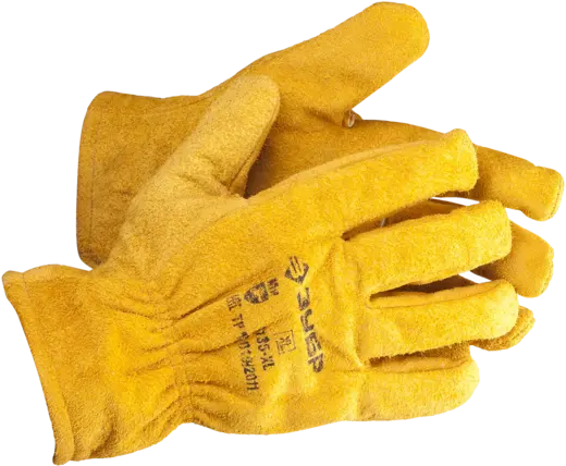 Зубр Мастер перчатки кожаные рабочие (XL)