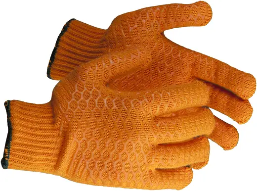 Зубр Эксперт Противоскользящие перчатки трикотажные (XL)