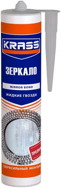 Krass Зеркало жидкие гвозди (300 мл) бесцветные