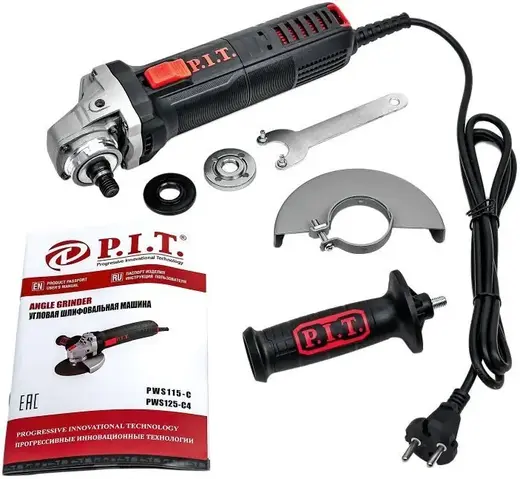 P.I.T. PWS115-C шлифмашина угловая (800 Вт 220 В)
