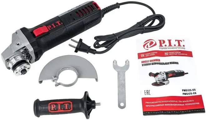 P.I.T. PWS125-C5 шлифмашина угловая (1000 Вт)