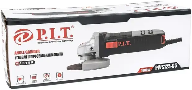 P.I.T. PWS125-C5 шлифмашина угловая (1000 Вт)