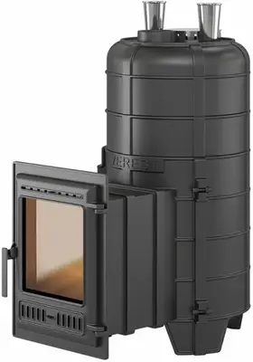 Эверест Steam Master печь банная модель дверки 320 со стеклом 1.1 м 475 мм 855 мм чугун