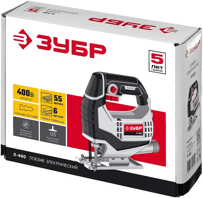 Зубр Л-400 лобзик электрический (400 Вт)