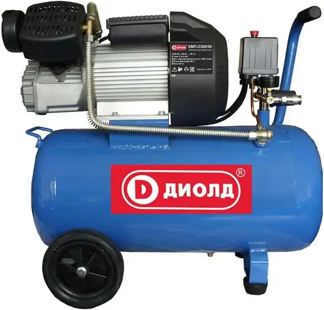 Диолд КМП-2300/50 компрессор поршневой масляный (2300 Вт)